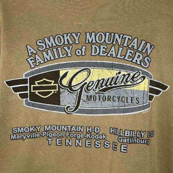 Harley Davidson Men’s XL Full Zip Smoky Mountain Hillbilly HD Sweatshirt - Picture 5 of 7